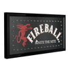 Licensed Fireball Framed Flashing LED Marquee Wall Sign (19"x10")